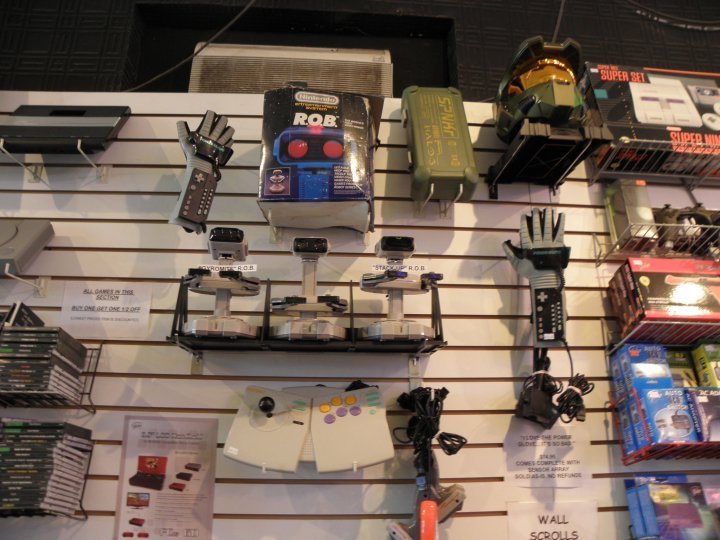 Retro video games for sale at GameZone